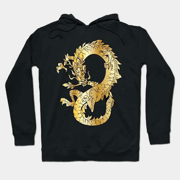 Gold Dragon 03 Hoodie by Verboten